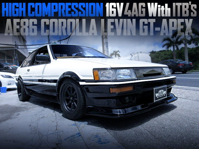 HIGH COMP 16V 4AG WITH ITBS OF AE86 LEVIN GT APEX PANDA