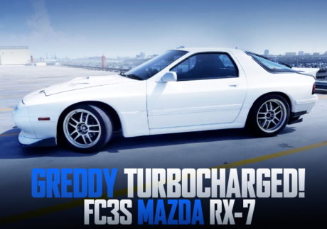 GREDDY TURBOCHARGED FC3S RX7 OF WHITE