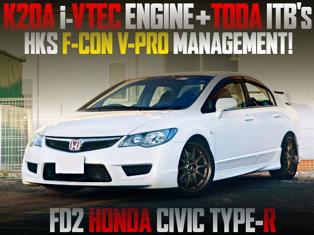 TODA ITBs ON K20A iVTEC ENGINE OF FD2 CIVIC TYPE-R