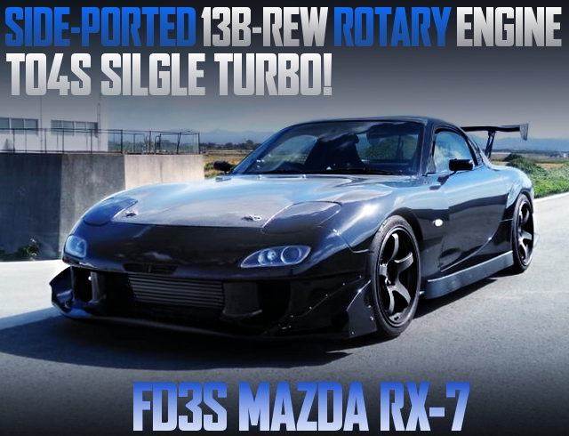 SIDEPORT AND TO4S TURBO WITH 13B-REW INTO FD3S RX7