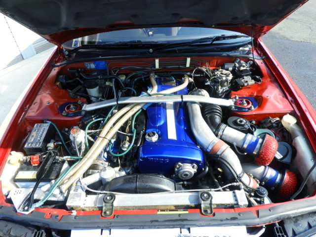 RB26 TWINTURBO ENGINE FOR BLUE ENGINE COVER