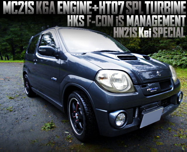 K6A ENGINE With HT07 TURBO OF HN21S Kei SPECIAL 3-DOOR