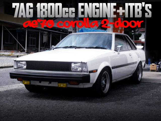 7AG 1800cc with ITBs INTO AE70 COROLLA 2-DOOR