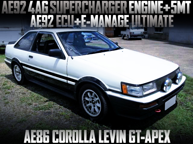 4AG SUPERCHARGER ENGINE INTO AE86 LEVIN GT-APEX