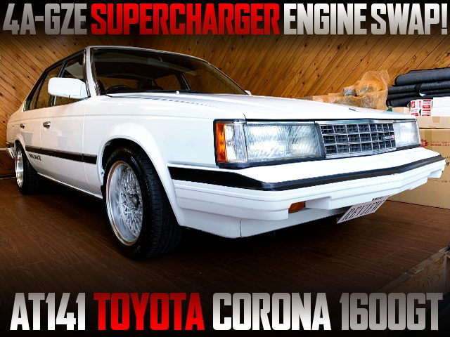 4AZGE SUPERCHARGER ENGINE SWAPPED AT141 CORONA 4-DOOR 1600GT