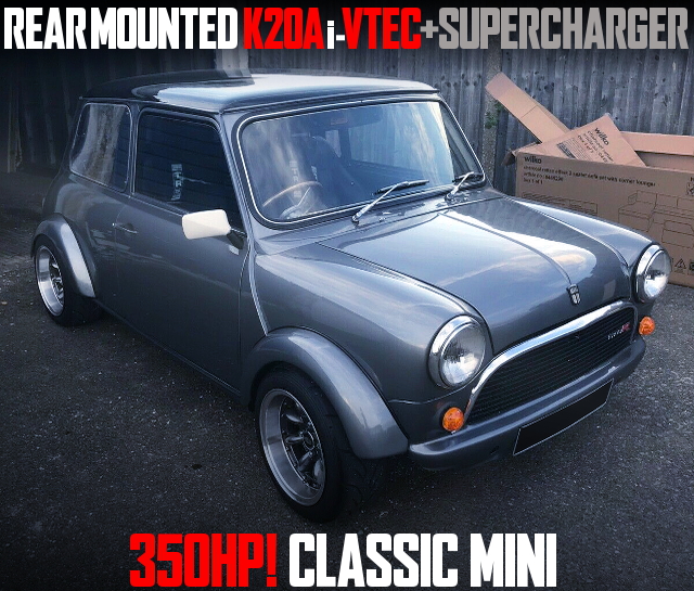 REAR MOUNTED K20A SUPERCHARGER ENGINE INTO CLASSIC MINI