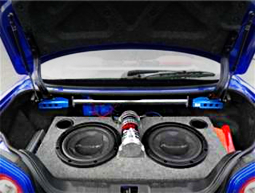 SUB WOOFER TRUNK ROOM INSTALL