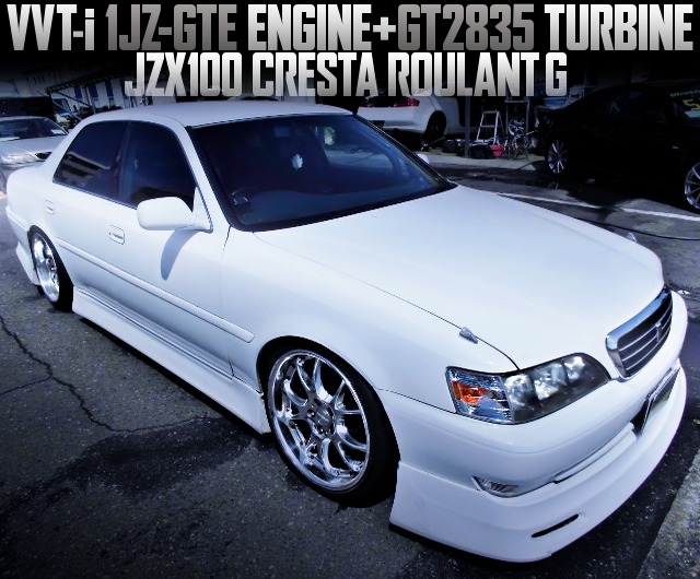 GT2835 TURBO AND 5MT CONVERSION TO JZX100 CRESTA ROULANT G OF WHITE