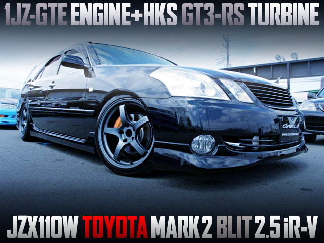 HKS GT3-RS TURBOCHARGED JZX110W MARK 2 BLIT iR-V