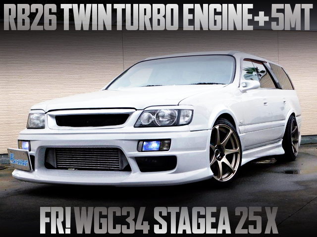 RB26 SWAPPED WGC34 STAGEA 25X OF REAR WHEEL DRIVE