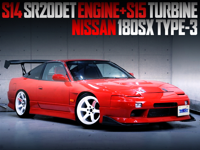 S15 TURBOCHARGED S14 SR20DET SWAPPED 180SX TYPE3 OF RED REPAINT