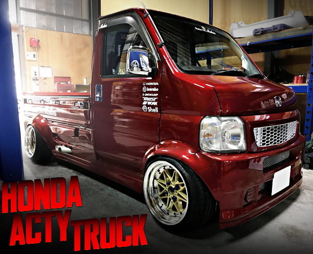 WIDE BODY AND SIDE EXIT EXHAUST WITH 3rd Gen HONDA ACTY TRUCK