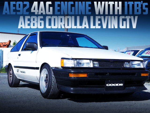 AE92 4AG with ITBs INTO A AE86 COROLLA LEVIN HATCH