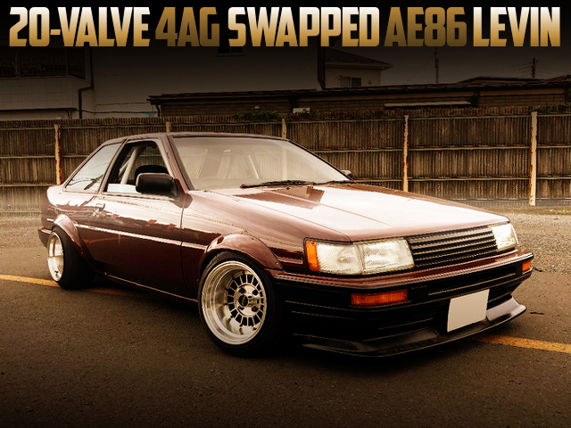 20V 4AG SWAPPED AE86 COROLLA LEVIN BROWN