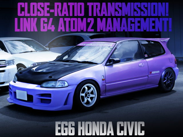 CLOSE RATIO GEARBOX AND LINK G4 ATOM 2 With EG6 CIVIC