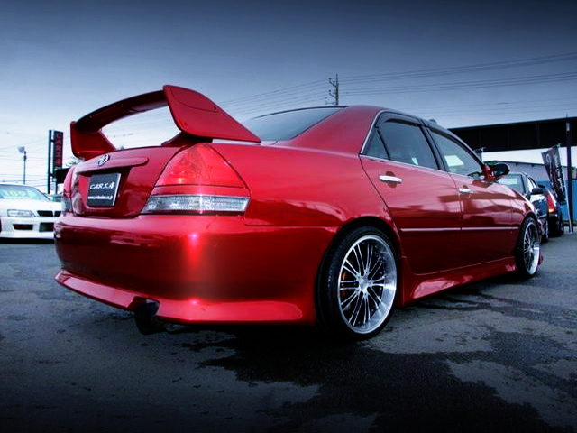 REAR EXTERIOR JZX110 MARK2 iRV WITH METALLIC RED