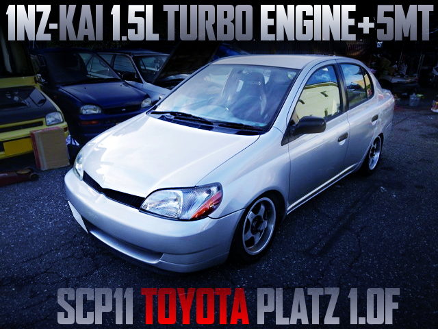 1NZ 1500cc TURBO ENGINE AND 5MT SWAPPED SCP11 TOYOTA PLATZ 