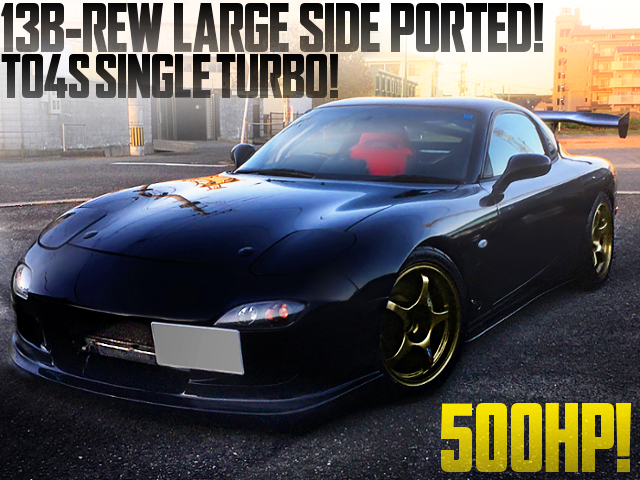 TO4S TURBO AND POWER-FC With FD3S RX-7 TO 500HP SPEC
