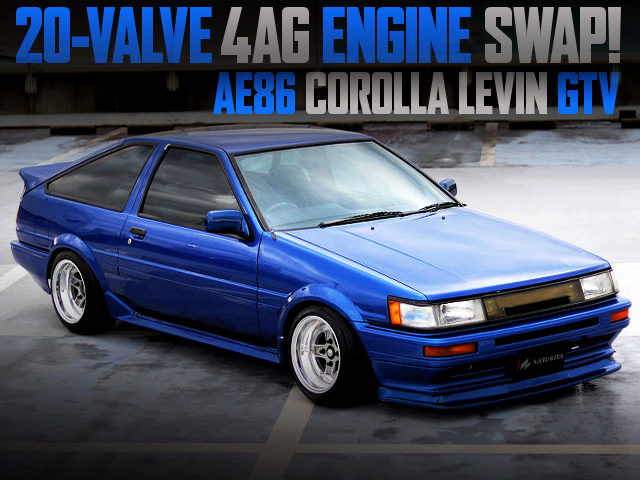 20V 4AG SWAPPED AE86 LEVIN With BLUE