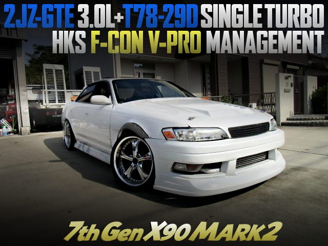 2JZ-GTE WITH T78-29D SINGLE TURBO SWAPEED 7th Gen X90 MARK2