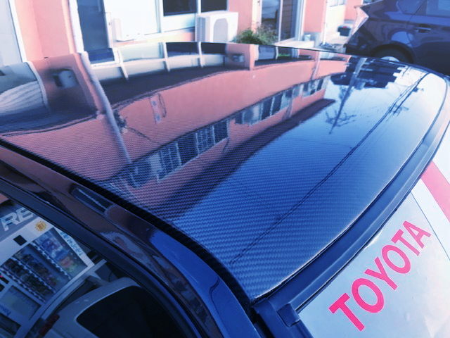 CARBON ROOF TO AE86 TRUENO