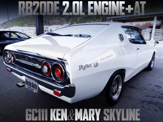 RB20DE ENGINE AND AT SWAP TO GC111 KEN AND MARY SKYLINE