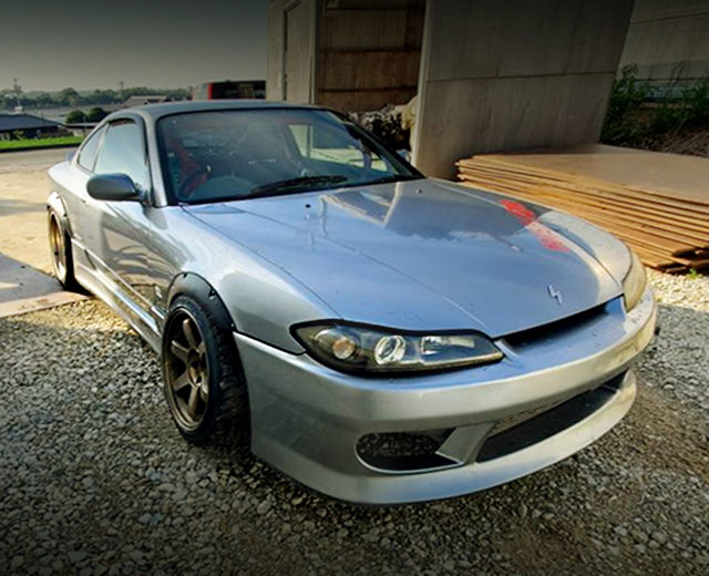 FRONT EXTERIOR S15 SILVIA TO SILVER COLOR