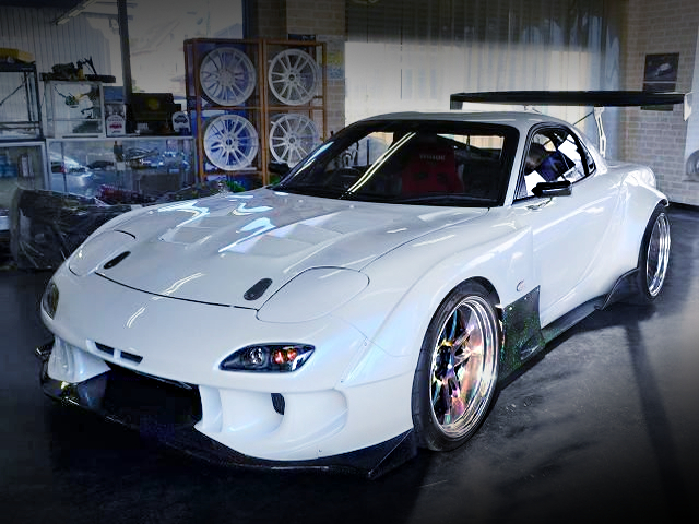 FRONT EXTERIOR OF FD3S RX7 TYPE-R2 WIDEBODY