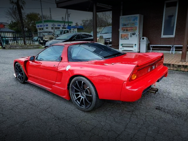 REAR EXTERIOR NA1 NSX WIDEBODY TO RED