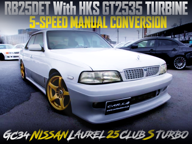 RB25DET With GT2535 TURBO AND 5MT INTO A GC34 LAUREL