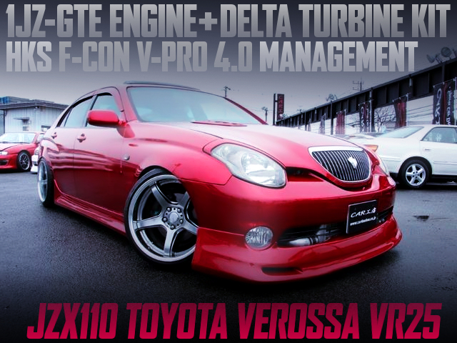 1JZ With DELTA TURBO KIT AND V-PRO 4.0 INTO A JZX110 VEROSSA VR25