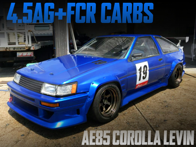 4.5AG With FCR CARBS INTO AE85 LEVIN WIDEBODY