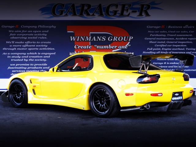 REAR EXTERIOR OF FD3S RX-7 TYPE-RB