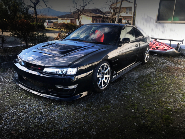 FRONT EXTERIOR OF S14 SILVIA D-MAX WIDEBODY