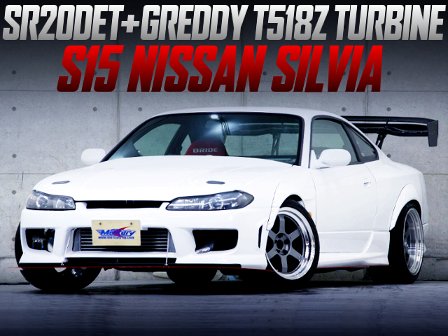 SR20DET With T518Z TURBO INTO S15 SILVIA DOUBLE WIDEBODY