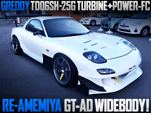 RE-AMEMIYA GT-AD WIDEBODY BUILT TO FD3S RX-7 TYPE-RS
