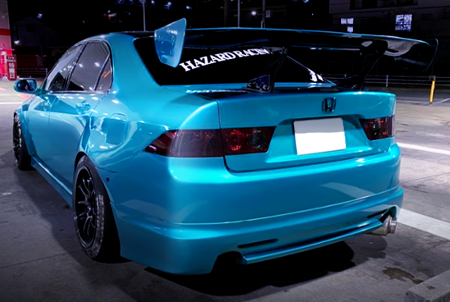 REAR EXTERIOR OF CL7 ACCORD EURO-R.