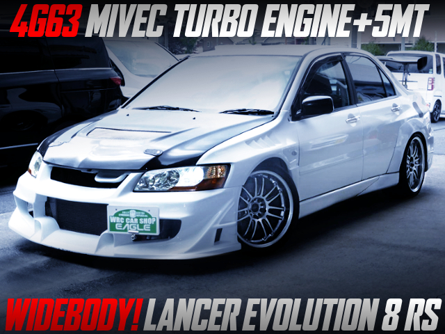 4G63 MIVEC TURBO SWAP AND WIDEBODY BUILT TO EVO8 RS.