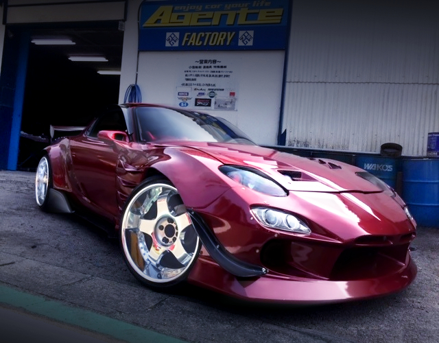 FRONT EXTERIOR OF FD3S RX-7 BN-SPORTS BLS WIDEBODY.