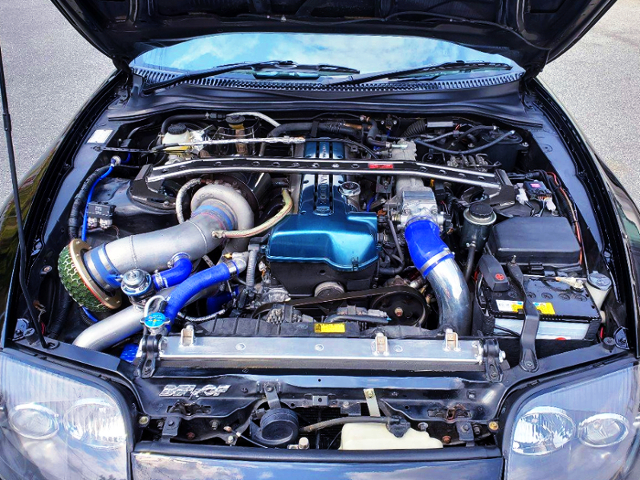 2JZ-GTE With TO4R SINGLE TURBO.