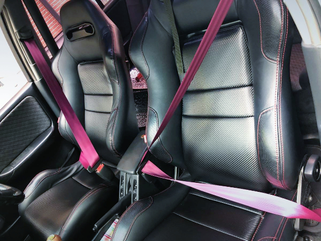 LEATHER SEAT COVERS.