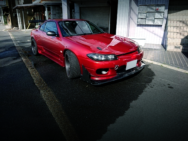 FRONT EXTERIOR OF S15 SILVIA SPEC-R WIDEBODY.