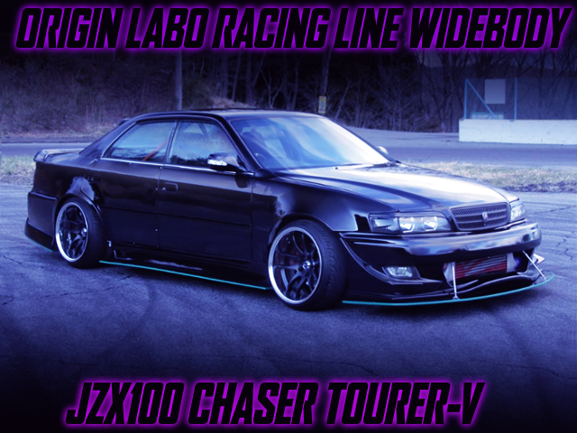 ORIGIN LABO RACING LINE WIDEBODY BUILT TO JZX100 CHASER TOURER-V BLACK.