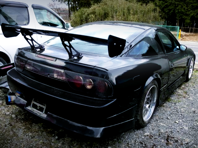 REAR EXTERIOR OF 180SX TYPE-3.