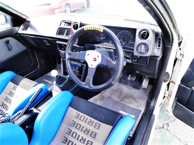 DRIVER'S SIDE DASHBOARD AND MOMO STEERING.