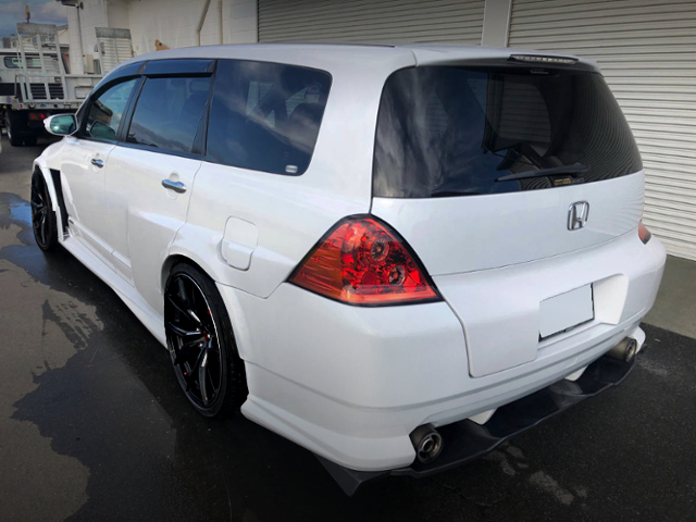 REAR EXTERIOR OF RB2 ODYSSEY WIDEBODY.