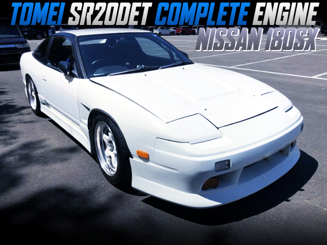 TOMEI SR20DET COMPLETE ENGINE INTO 180SX TYPE-X.