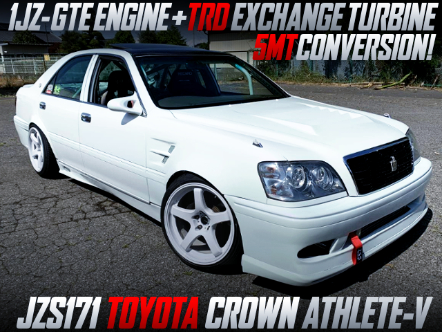 1JZ-GTE With TRD EXCHANGE TURBINE INTO JZS171 CROWN ATHLETE-V.