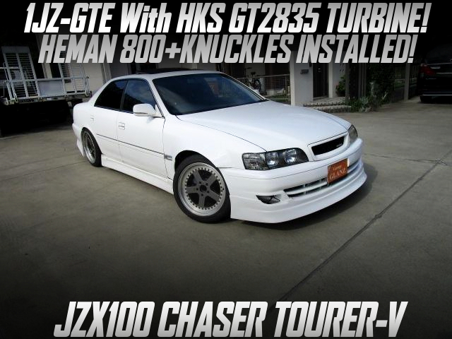 GT2835 TURBO And HEMAN KNUCKLES INTO JZX100 CHASER TOURER-V.