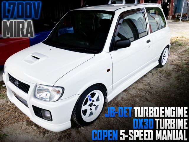 JB-DET SWAP With DX30 TURBO AND COPEN 5MT INTO L700V MIRA.